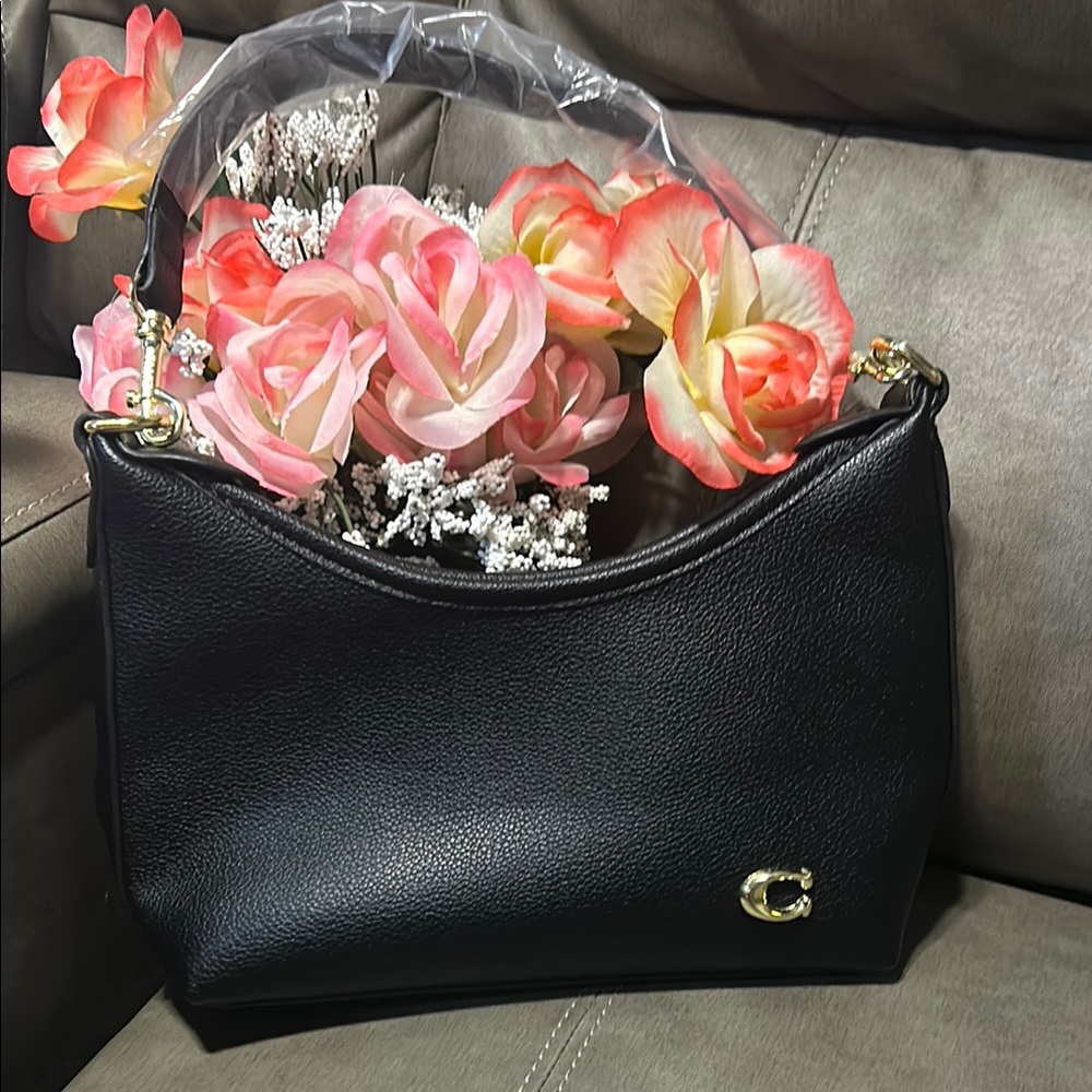 Black Leather Handbag
